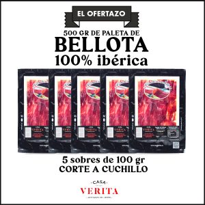 El ofertazo: 500 gr de paleta de bellota 100% ibérica