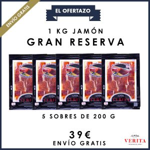 El ofertazo: 1 kg de jamón Gran reserva loncheado | ENVÍO GRATIS